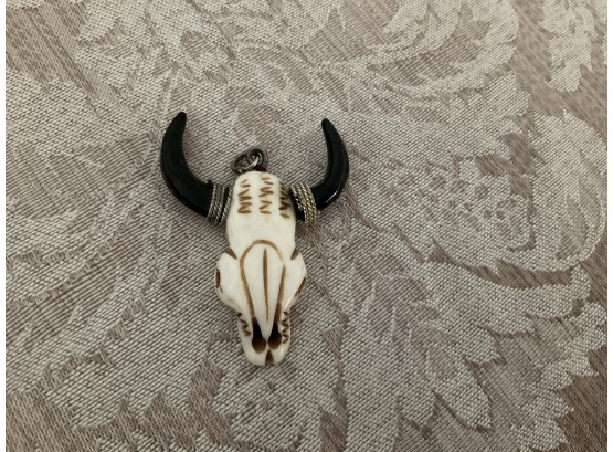 Steer Head And Horns Pendant - Lot #19