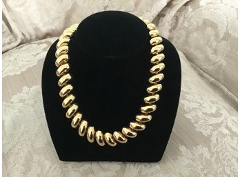 Sophisticated Napier Gold Tone Necklace - Lot #25