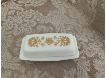 Vintage Pyrex Covered Butter Dish