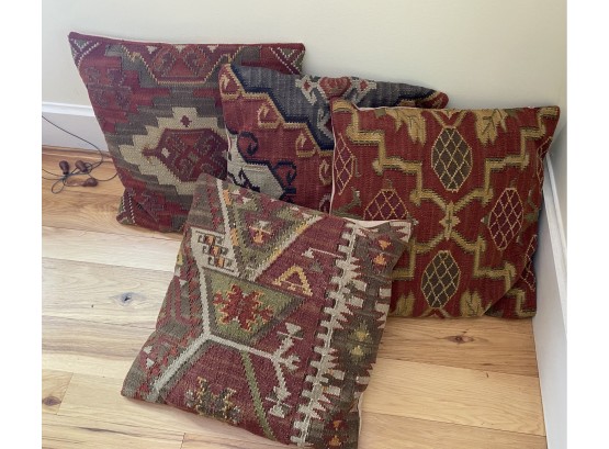 Four Carpet Pillows