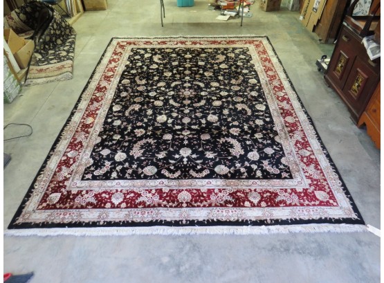 Room Sized Persian Floral Pattern Rug 110' X 153' (9ft X 13ft)
