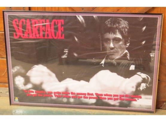 Al Pacino's Scarface Movie Poster Early 1980's - A Cult Classic