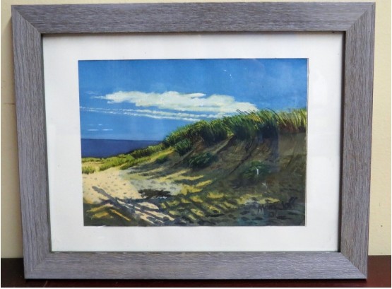 Karen Markeloff Personalized Watercolor Of Beach Grasses On The Cape