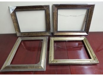 Lot Of 4 Decorator Frames Gilt And Bronzed Finishes