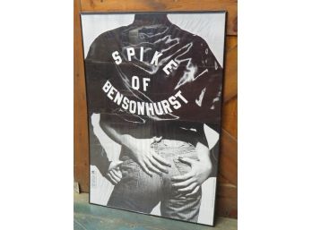 Spike Of Bensonhurst - Black And White Movie Poster - She's Grabbin' His Butt!!