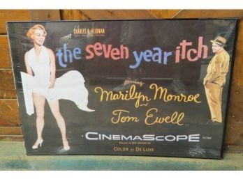 Marilyn Monroe The 7 Year Itch Movie Poster - Big One 40' Wide, 27' Tall