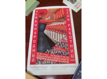 Guggenheim Art Museum Poster C.1992 - Great Utopia Russian & Soviet Avante-Garde' Communism Poster