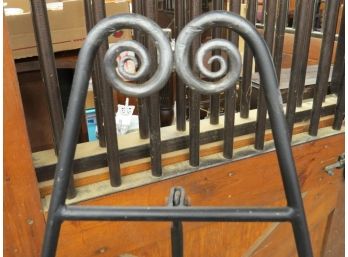 Wrought Iron Artists Or Decorative Display Easel - 5 Foot Height!