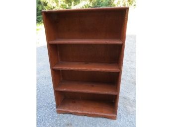 Mid-Century Pine Bookcase - 4 Shelves 48' Height