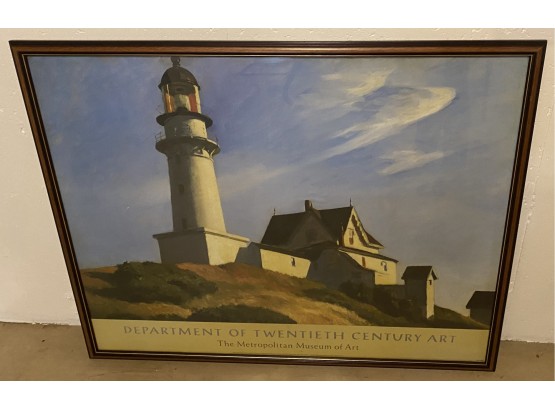 1987 Museum Print Of Lighthouse