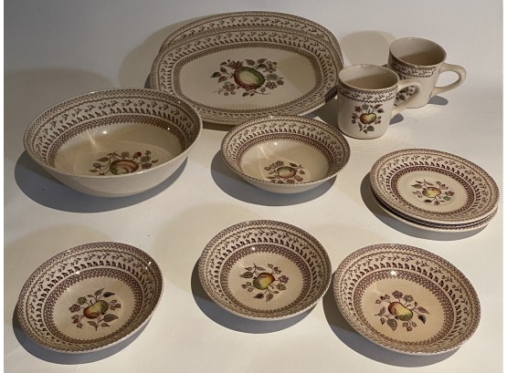 Eleven Pieces Of Staffordshire