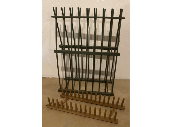 Contemporary Wooden Plate Racks