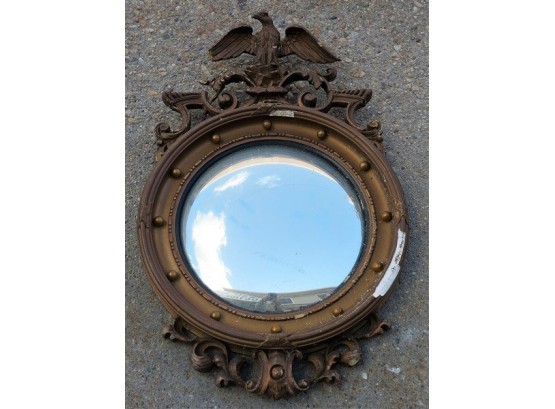 Eagle Crest 100 Year Old Bulls-eye Mirror