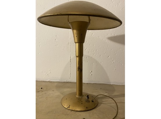 Mid-century Metal Mushroom Lamp