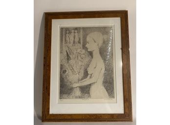 Pencil Signed And Numbered Nude Print- Jerome Kaplan