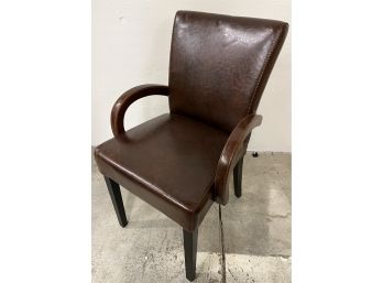 Stylish Hand Stitched Leather Arm Chair