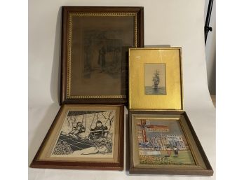 Framed Paintings And Prints