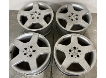 Four AMG Mercedes Wheels