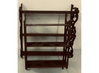 Two Wooden Three Tier Shelves