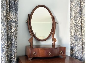 A Vintage Mahogany Vanity Mirror