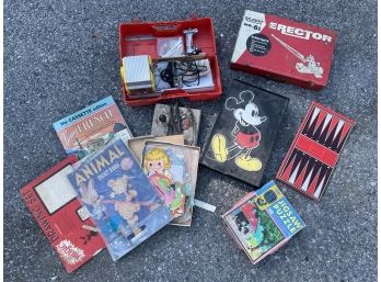 Vintage Toys - Mickey, Erector Set, And More!