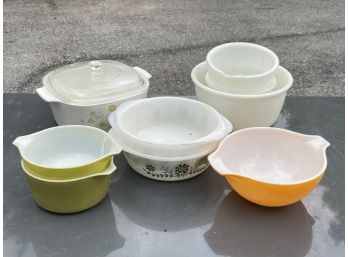 Vintage Pyrex, And Corning Ware