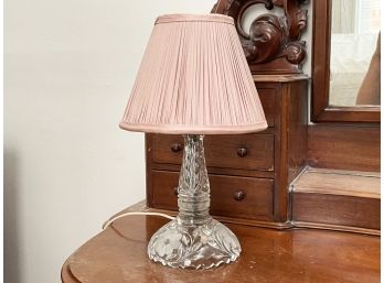A Vintage Crystal Accent Lamp