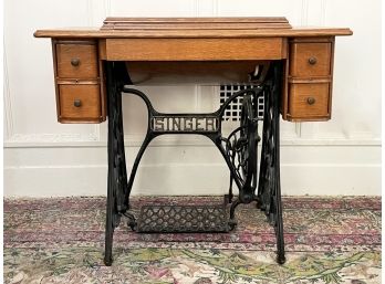 An Antique Singer Sewing Machine - With Replacement Machine!