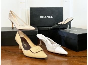 Four Pair Ladies' Chanel Heels