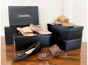 Five Pair Ladies' Chanel Shoes