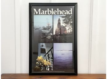 A Vintage Marblehead, MASS Tourist Poster, Framed