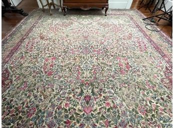 An Antique Hand Knotted Persian Rug