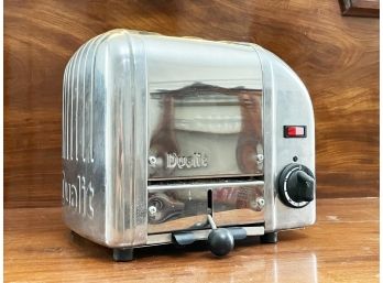 A Dualit Stainless Steel Toaster