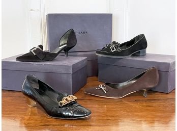 Four Pair Vintage Ladies' Prada Shoes