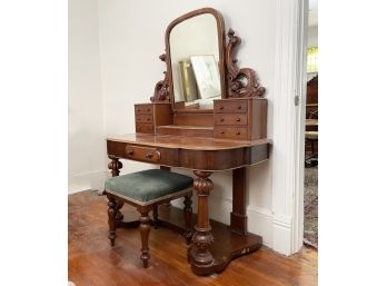 An Antique Vanity In Empire Style