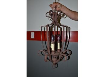 Medium Hanging Iron Lamp