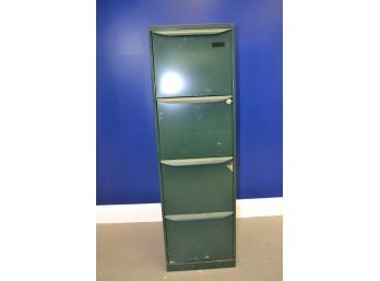 Vintage Green Filing Cabinet