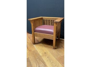 Arts & Crafts Mission Oak Child Chair- 23'w X 21'w X 21'h