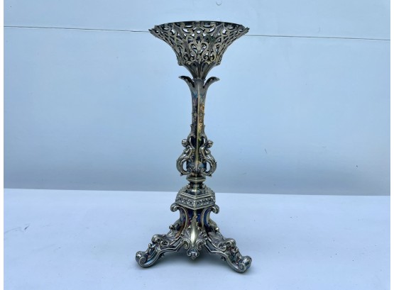 19th Century Exquisitely Designed Candle Holder With Mermaid Figures - Padley, Parkin & Staniforth