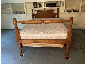 Early To Mid 1800s Maple Rope Bed
