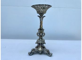 19th Century Exquisitely Designed Candle Holder With Mermaid Figures - Padley, Parkin & Staniforth