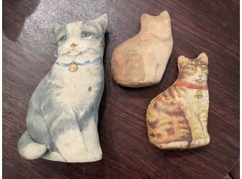 Hand Sewn Cat Figures From Early 1900s, Cereal Promotion