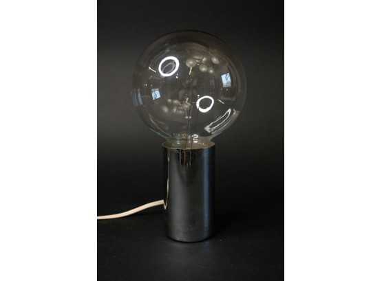 Mid-Century Modern Glass Globe Lamp
