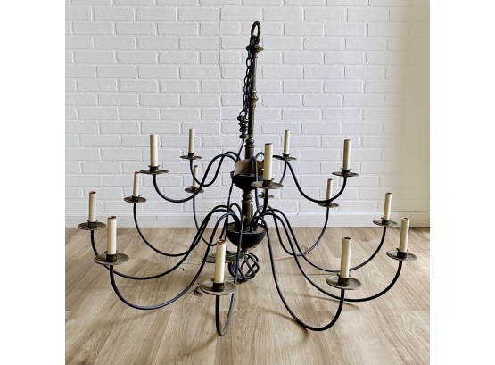 Incredible 15 Arm Candlestick Style Chandelier
