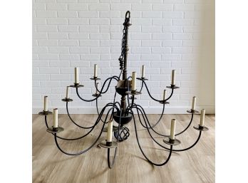 Incredible 15 Arm Candlestick Style Chandelier