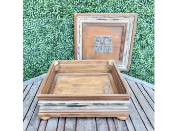 Beautiful Large Wooden Keepsake Box