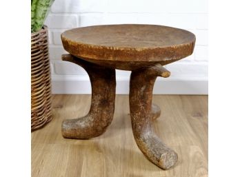 Primitive Rustic Stool / Plant Stand