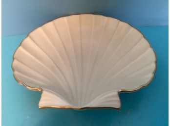 Vintage Ivory Colored Lenox Made In USA Shell Candy Dish
