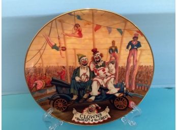 Vintage Ringling Bros Circus ' Clowns'  1981 Collector Plate