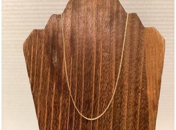 14K  Yellow Gold Bismarck Link Chain (18 Inches In Length) (NWTS)